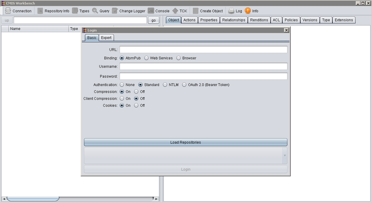 CMIS Workbench